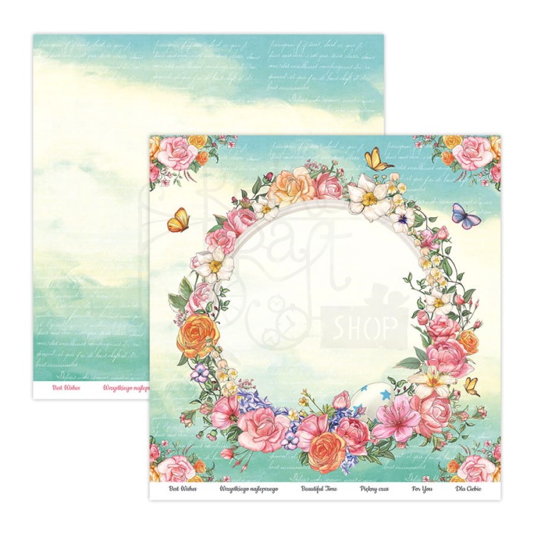 Zestaw papierów 30x30 Spring Flowers SPRI-08 ScrapBoys