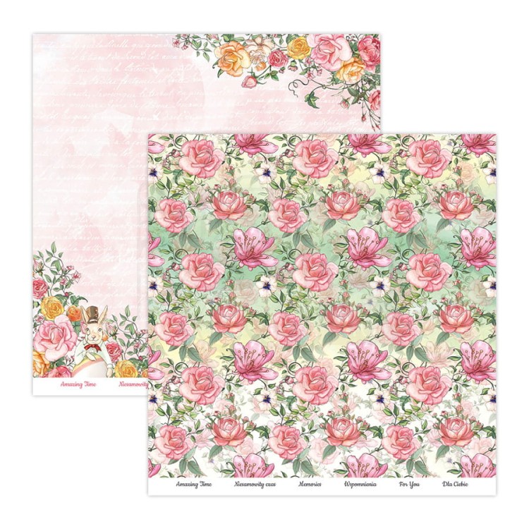 Zestaw papierów 30x30 Spring Flowers SPRI-08 ScrapBoys