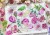 Naklejki do scrapbookingu i art journalingu - różowe kwiaty - 20szt