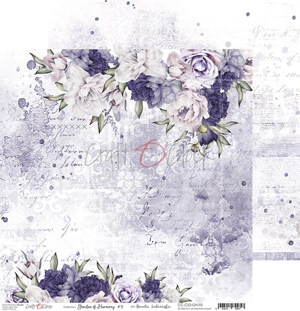 Zestaw papierów 30x30 Garden of Harmony CC-C53-GH-00 Craft O'Clock