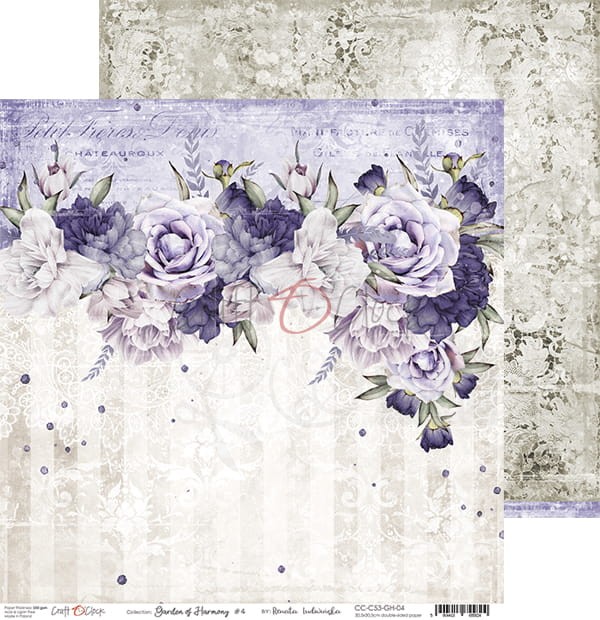 Zestaw papierów 30x30 Garden of Harmony CC-C53-GH-00 Craft O'Clock