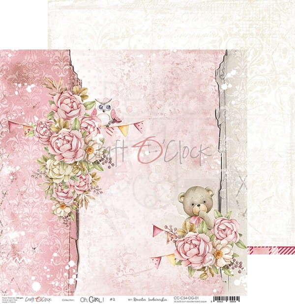 Zestaw papierów 30x30 Oh, Girl! CC-C54-OG-00 Craft O'Clock