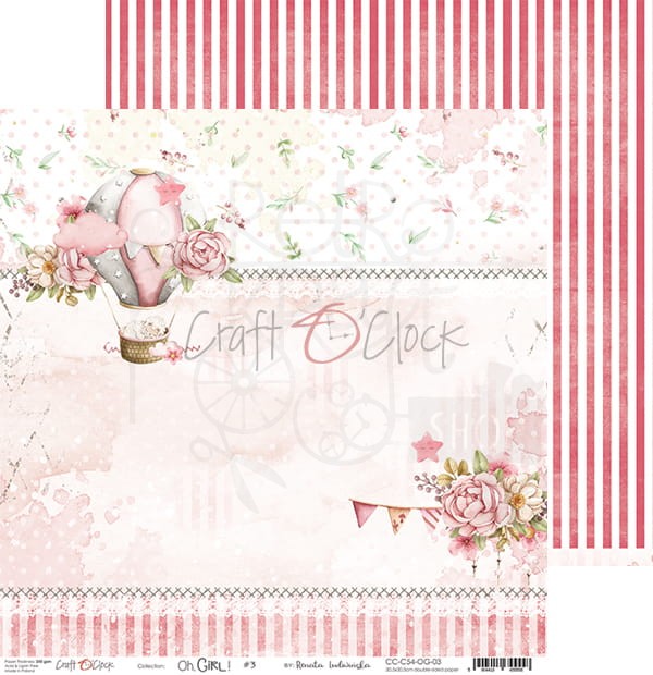 Zestaw papierów 30x30 Oh, Girl! CC-C54-OG-00 Craft O'Clock