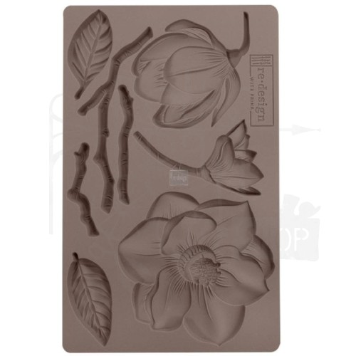 Foremka silikonowa 20x13 Winter Blooms Redesign 643119 Prima