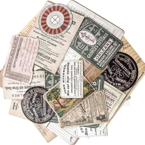 Dodatki Collector Cards Layers Tim Holtz
