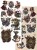 Zestaw papierów 15x30 elementy do wycinania Steampunk Dream AA-SD-10 Alchemy of Art
