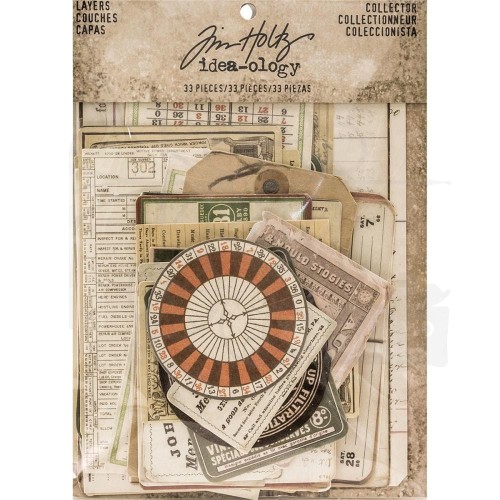 Dodatki Collector Cards Layers Tim Holtz