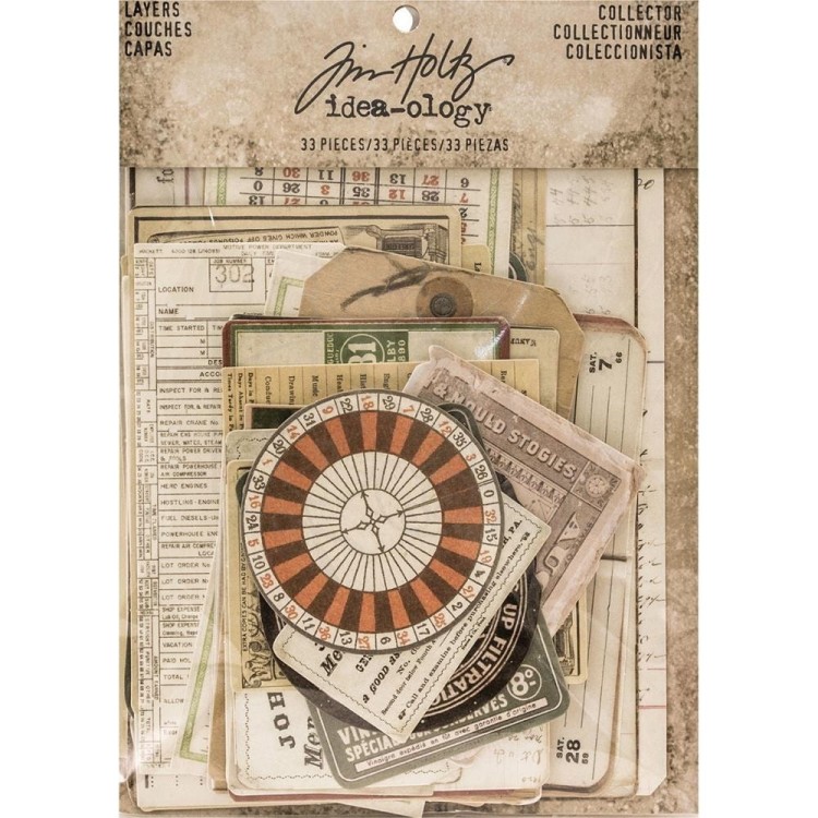 Dodatki Collector Cards Layers Tim Holtz