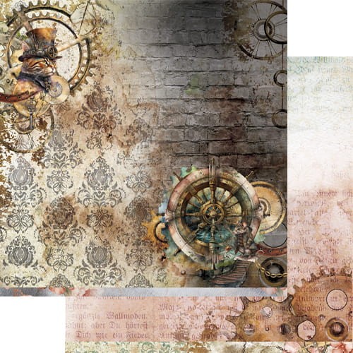 Zestaw papierów 20x20 Steampunk Dream AA-SD-08 Alchemy of Art