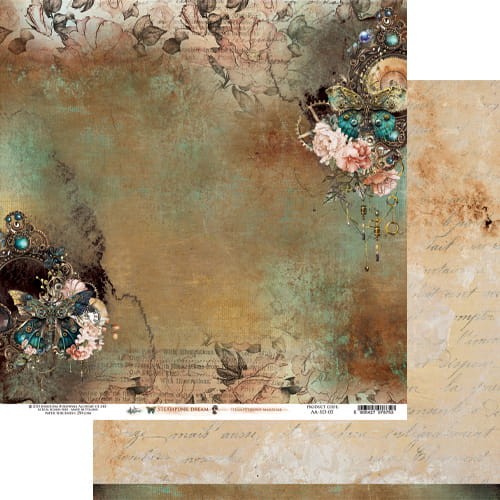 Zestaw papierów 20x20 Steampunk Dream AA-SD-08 Alchemy of Art