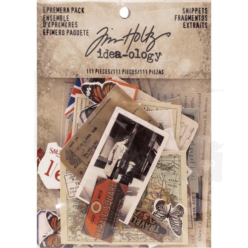 Ozdoby papierowe Idea-Ology Snippets Ephemera TH93564 Tim Holtz