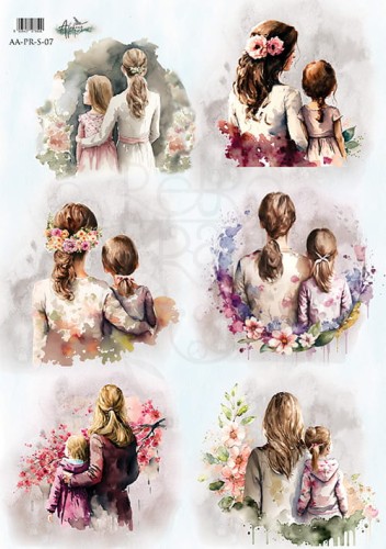 Papier ryżowy A4 Dzień Mamy AA-PR-S-07 Alchemy of Art