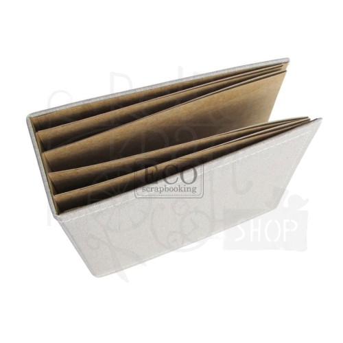 Album Bazyliszek 16x16 kraft z przeszyciami Eco Scrapbooking