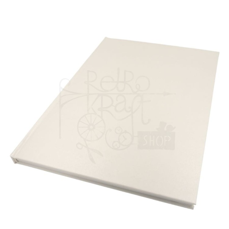 Księga gości A4 pionowa biała perłowa Eco Scrapbooking