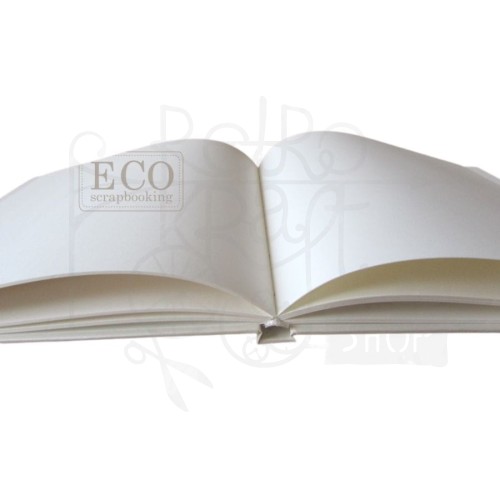 Księga gości 21x21cm płótno - Eco Scrapbooking