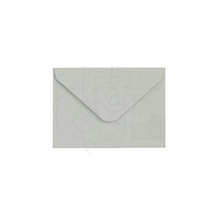 Koperta 7x10cm gładki jasnoszary satynowany Galeria Papieru