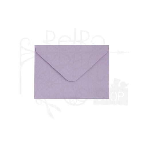 Koperta 7x10cm gładki lawendowy satynowany Galeria Papieru