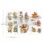 Rub-on Decor Transfers 15x32.5cm Foliage Collector 3 arkusze ReDesign 655426 Prima