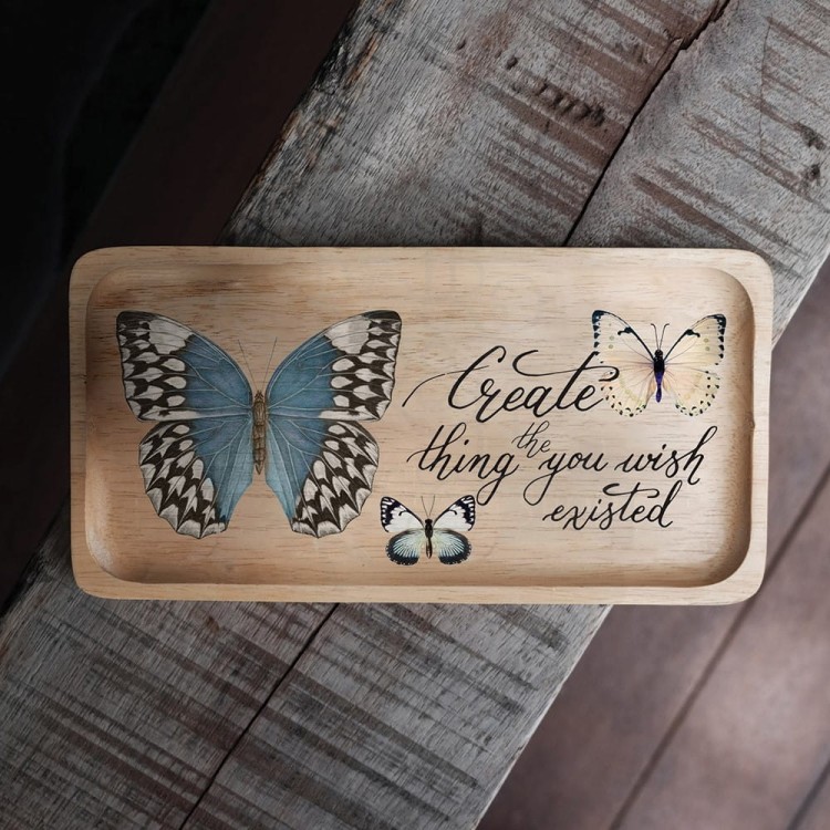 Rub-on Decor Transfers 15x32.5cm Papillon Collection 3 arkusze ReDesign 653385 Prima