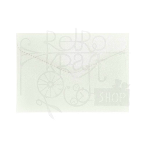 Koperta C6 Pearl diamentowa biel Galeria Papieru