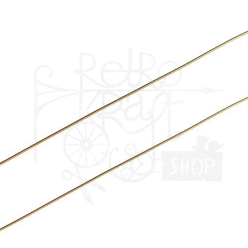 Drucik metalowy 0.3mm 20m - brąz