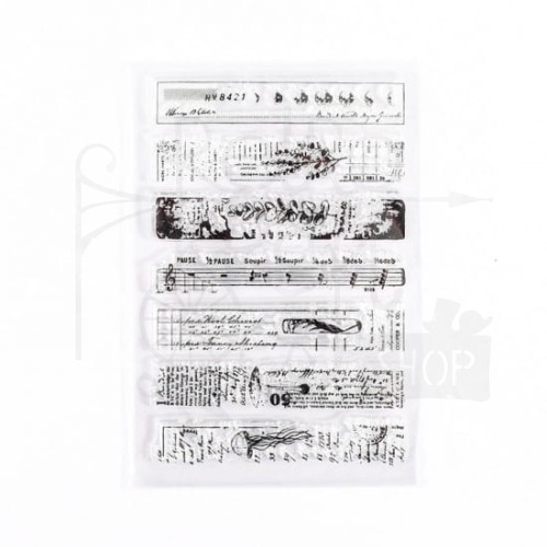 Stempel akrylowy Wiadomość - zestaw 7 szt