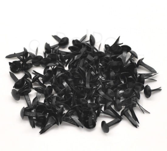 Ćwiek metalowy 9x5mm - czarny
