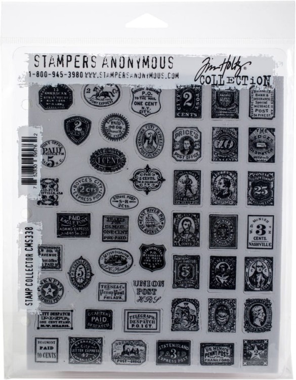 Stempel gumowy kauczukowy Stamp Collector CMS-LG338 Tim Holtz Stampers Anonymous