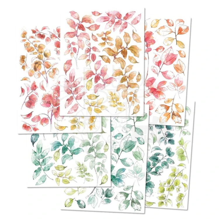 Rub-on transfer 15x20cm Spectrum Sherbet 6 arkuszy SS36394 49 and Market