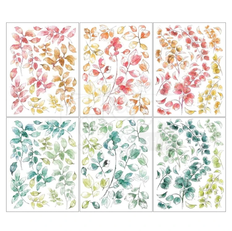 Rub-on transfer 15x20cm Spectrum Sherbet 6 arkuszy SS36394 49 and Market