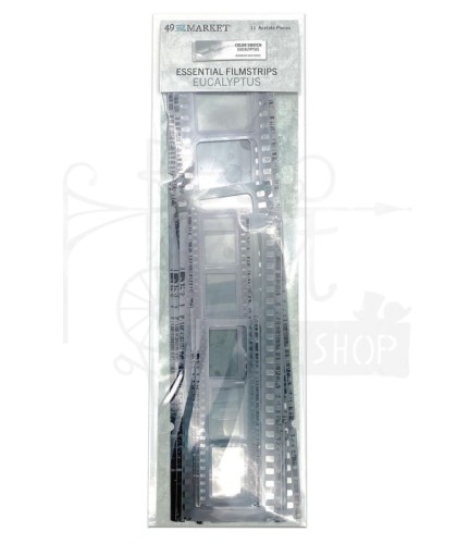 Ozdoba klisza Essential Filmstrips Color Swatch Eucalyptus 11 elementów CSE39920 49 and Market