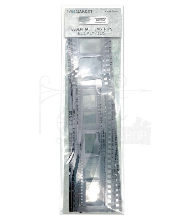 Ozdoba klisza Essential Filmstrips Color Swatch Eucalyptus 11 elementów CSE39920 49 and Market