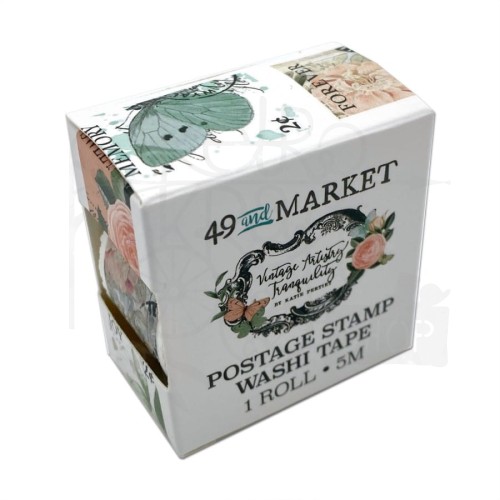 Taśma washi tape Vintage Artistry Tranquility 1 rolka VAT39777 49 and Market