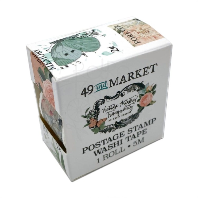 Taśma washi tape Vintage Artistry Tranquility 1 rolka VAT39777 49 and Market