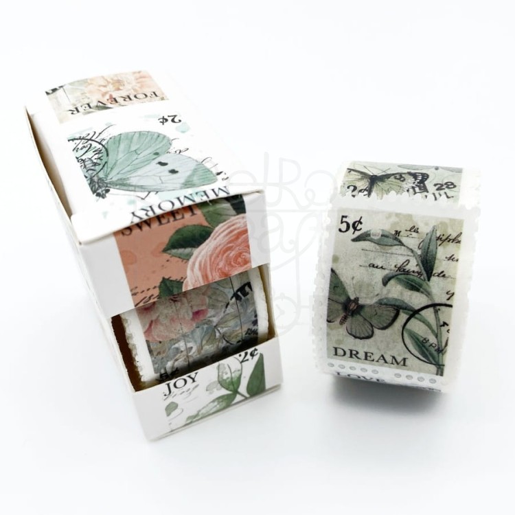 Taśma washi tape Vintage Artistry Tranquility 1 rolka VAT39777 49 and Market