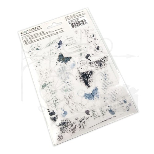 Rub-on transfer 15x20cm Essential Textblends Mariner 2 arkusze VBRUBONS 37568 49 and Market