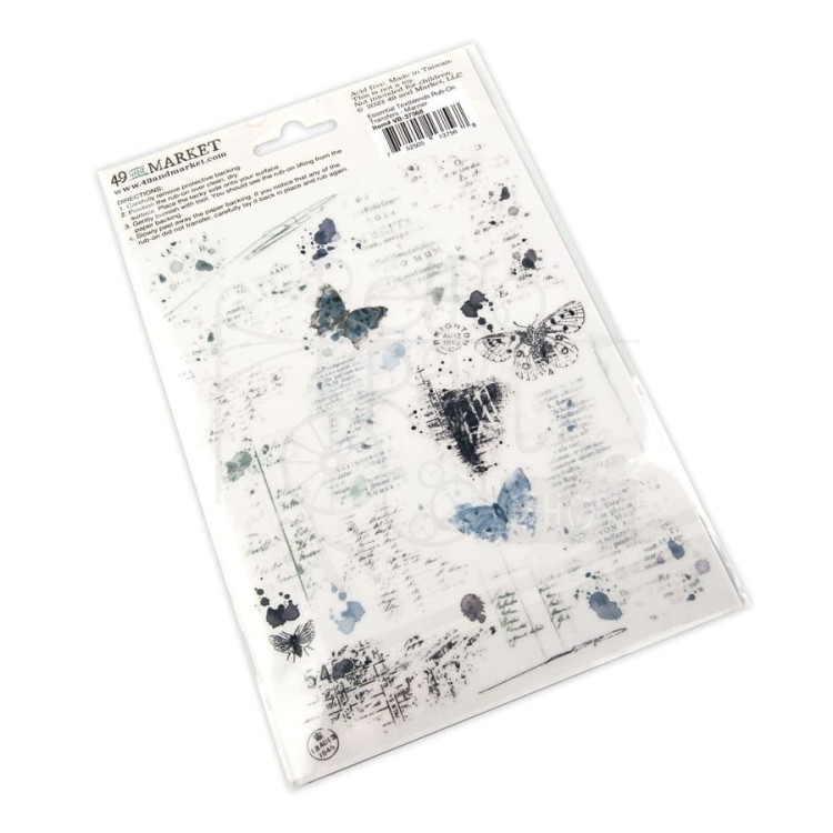 Rub-on transfer 15x20cm Essential Textblends Mariner 2 arkusze VBRUBONS 37568 49 and Market