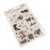 Rub-on transfer 15x20cm Essential Textblends Hickory 2 arkusze VBRUBONS 37605 49 and Market