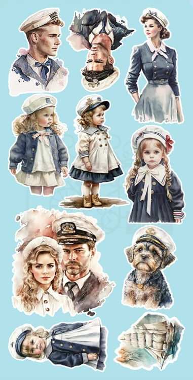 Papier 15x30 elementy do wycinania Baby Girl AA-BG-01 Alchemy of Art