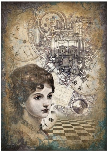 Papier ryżowy 24x33 Steampunk 2 LBD243.2 LaBlanche