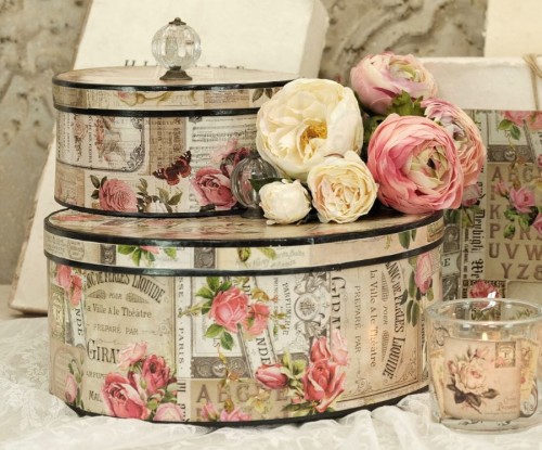 Papier do decoupage 34x49 French Labels 2 LBD215 LaBlanch