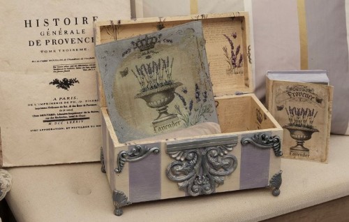 Papier do decoupage 21x21 Lawenda 2.2 LBD200.2 LaBlanche