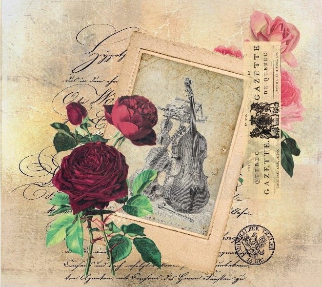 Papier do decoupage 22x25 Róże retro 3.2 LBD179.2 LaBlanche