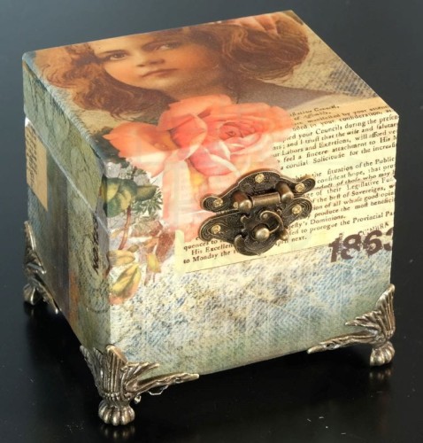 Papier do decoupage 17x25 Portret retro 1.4 LBD061.4 LaBlanche