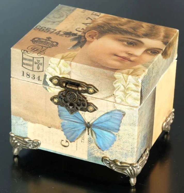 Papier do decoupage 17x22 Portret retro 1.2 LBD061.2 LaBlanche