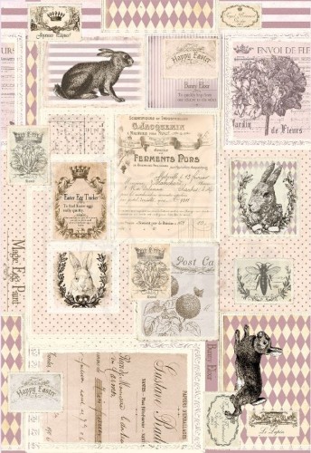 Papier do decoupage 34x49 Wielkanoc 1 LBD037 LaBlanche