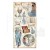 Zestaw papierów 15x30 Vintage Library elementy do wycięcia SBBV22 Stamperia