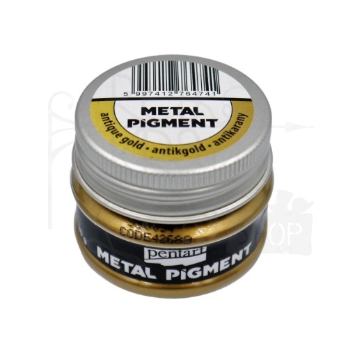 Pigment metaliczny Antique Gold antyczne złoto 20g 42689 Pentart