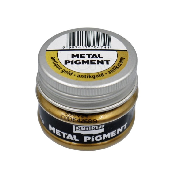 Pigment metaliczny Antique Gold antyczne złoto 20g 42689 Pentart