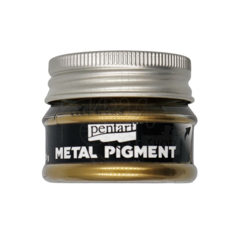 Pigment metaliczny Antique Gold antyczne złoto 20g 42689 Pentart